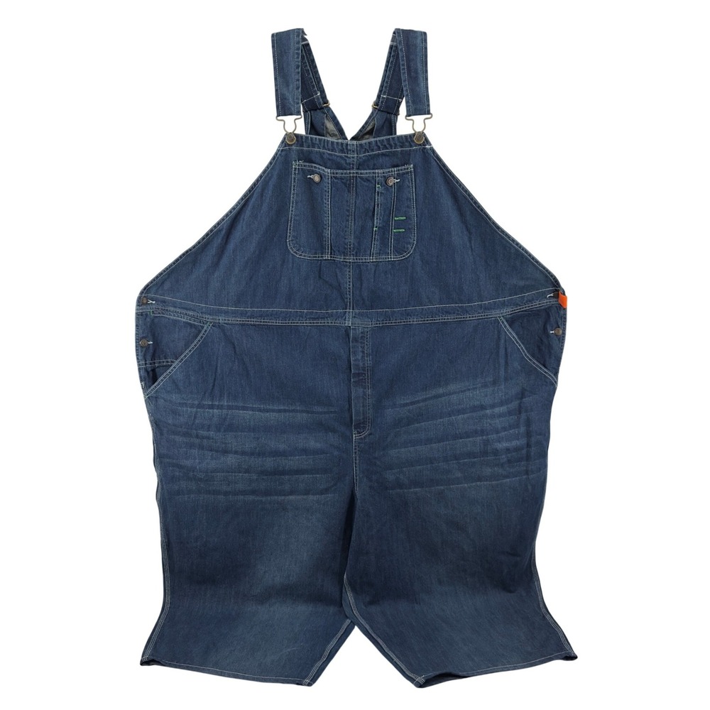 Boulder Creek 🚨72x38🚨 Men Big Tall Denim Bib Dark Wash Blue Workwear Overalls